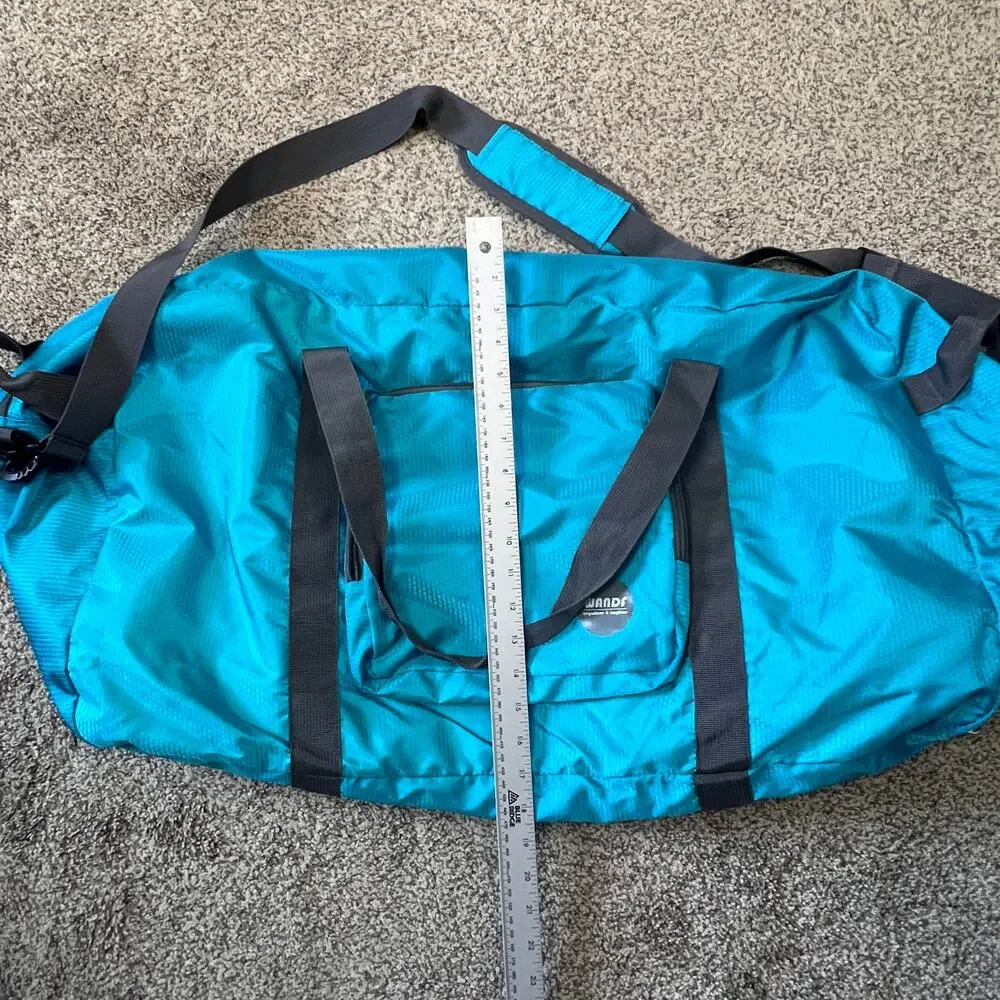 WANDF Unisex 80L Minimalist Athleisure Outdoors Foldable Duffle Travel Luggage